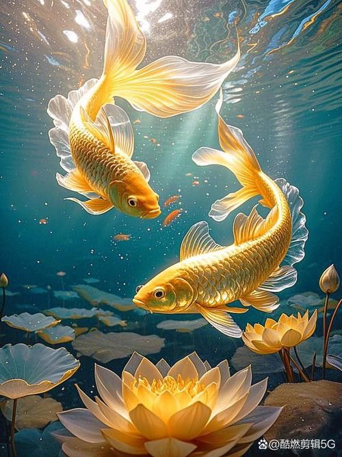 有沒有適合電腦桌面的紅金龍魚壁紙？