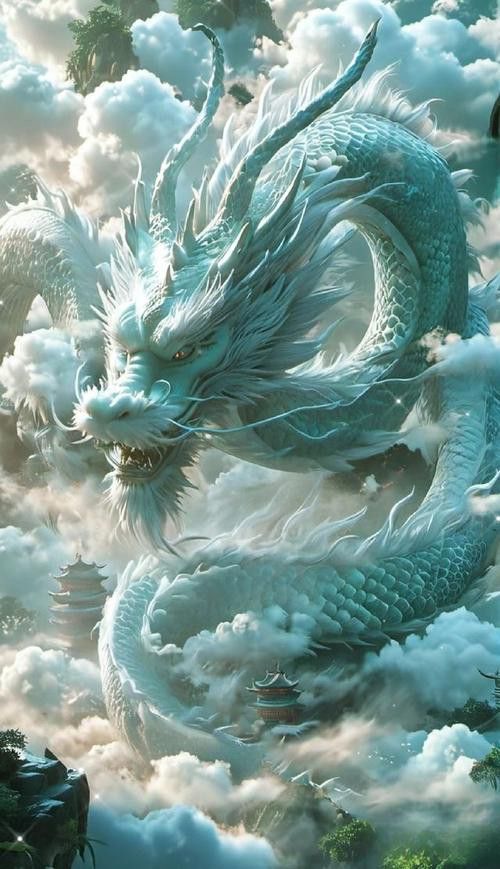 推薦一些高清的藍色龍壁紙