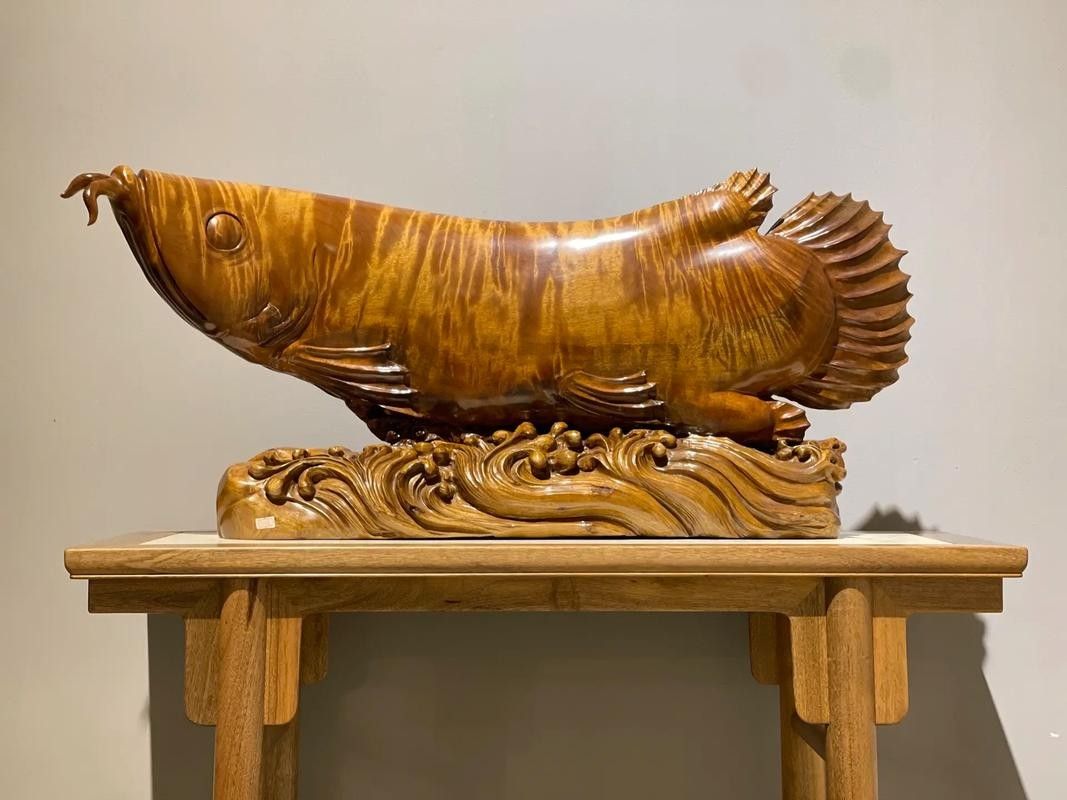 金龍魚雕件如何擺放？