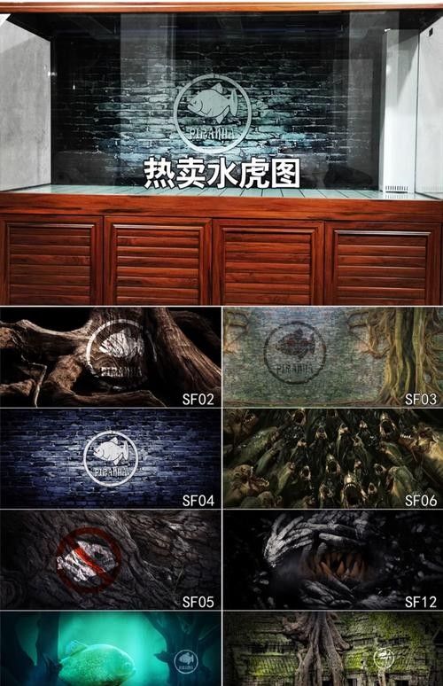 龍魚缸背景圖片大全