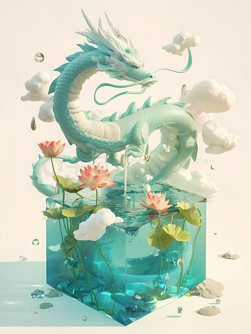 龍魚缸背景圖片大全