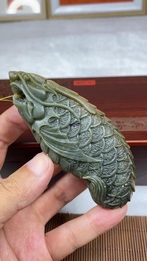 玉雕龍魚圖片擺件欣賞 玉雕龍魚圖片擺件欣賞 龍魚百科 第11張