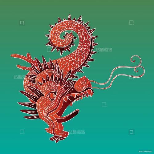 龍魚圖騰圖片高清壁紙