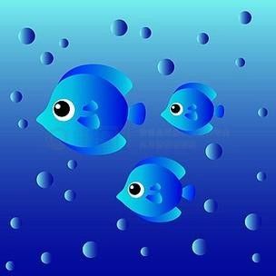 龍魚背景圖片大全大圖可愛卡通