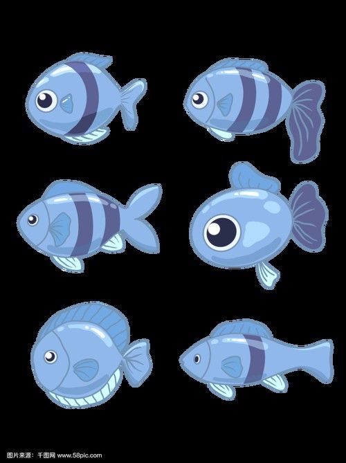 龍魚背景圖片大全大圖可愛卡通