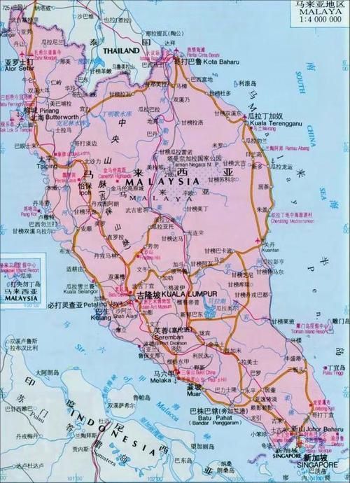 馬來西亞國家地圖