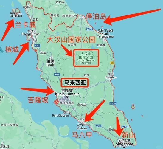 馬來西亞國家地圖