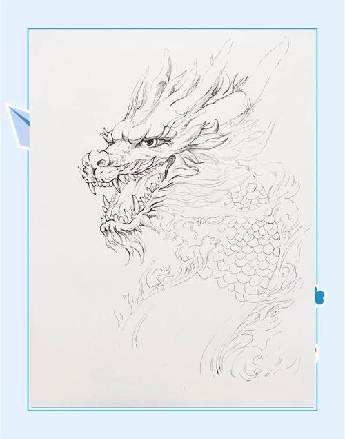 龍頭朝右的畫作有哪些名家作品？