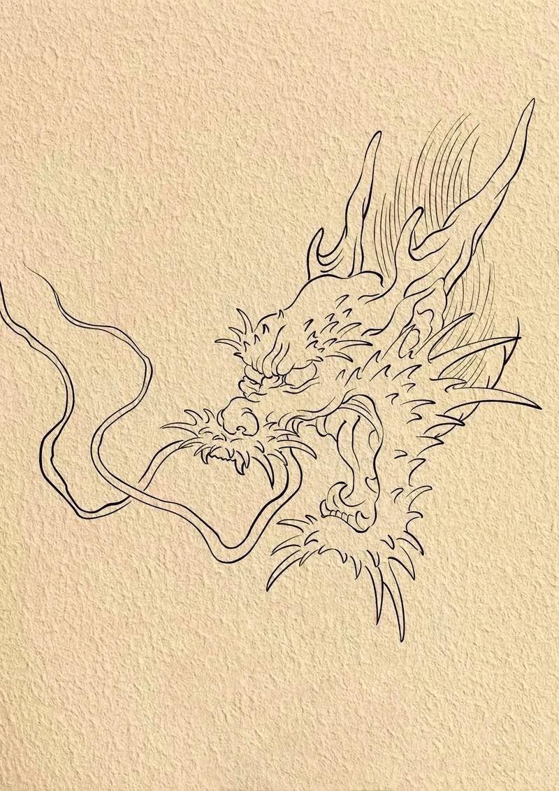 龍頭朝右的畫作有哪些名家作品？