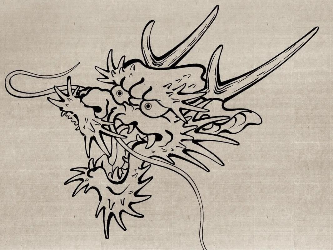 龍頭朝右的畫作有哪些名家作品？