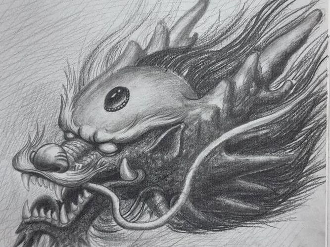 龍頭朝右的畫作有哪些名家作品？