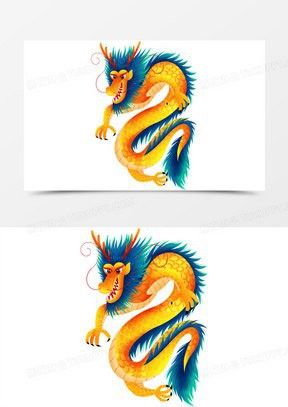 卡通金龍魚圖片