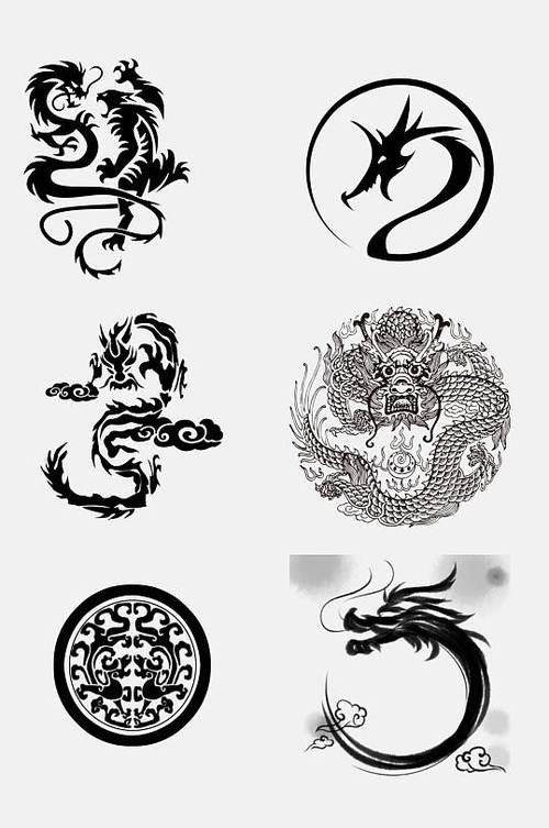 哪里可以找到龍圖騰矢量圖？