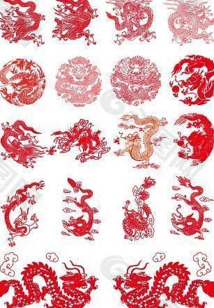 哪里可以找到龍圖騰矢量圖？