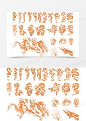 哪里可以找到龍圖騰矢量圖？