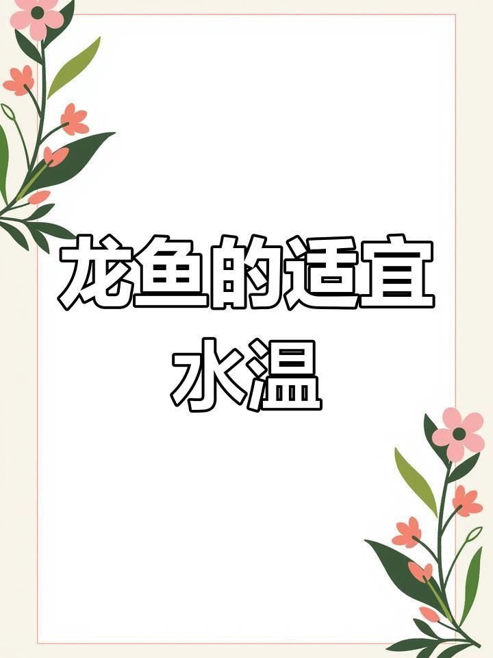 龍魚適合的水溫范圍