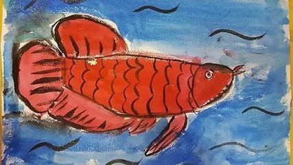 紅龍魚怎么畫小的好看(如何畫出小巧可愛的紅龍魚) 龍魚百科 第1張 紅龍魚怎么畫小的好看(如何畫出小巧可愛的紅龍魚) 紅龍魚怎么畫小的好看(如何畫出小巧可愛的紅龍魚) 龍魚百科 第1張