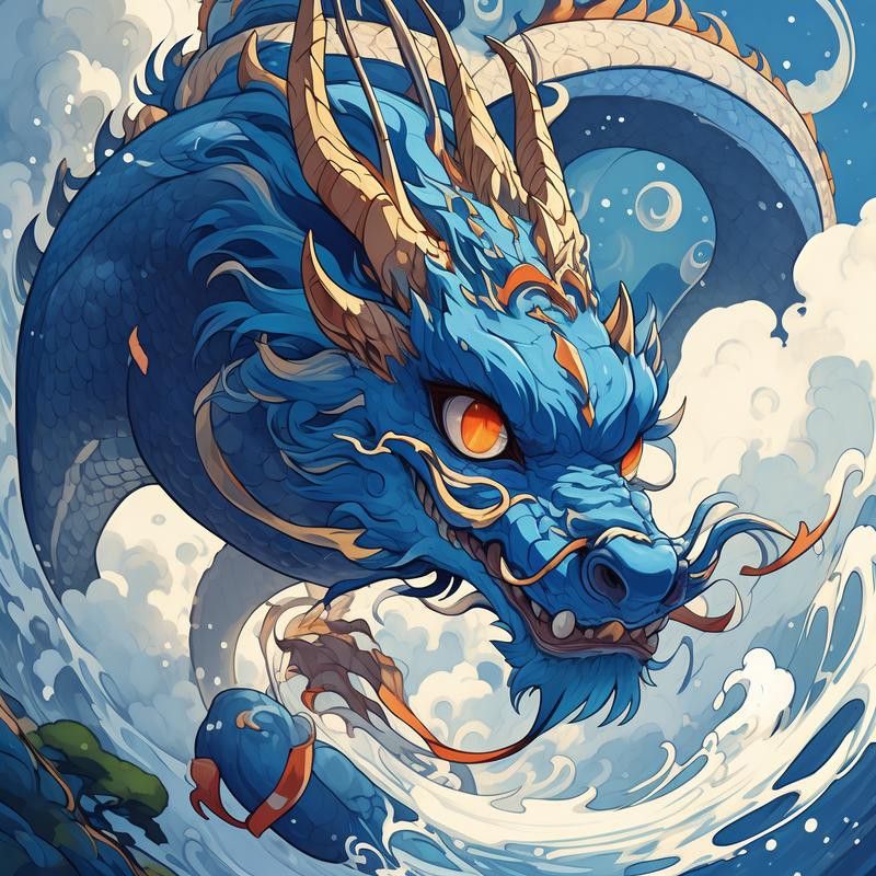有沒有卡通版真龍圖片？