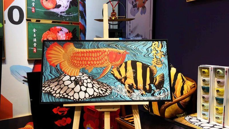 有哪些著名的紅龍魚壁紙作品？