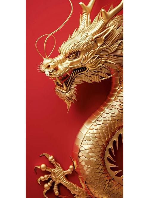 有沒有更多簡潔風格的紅龍魚頭像？