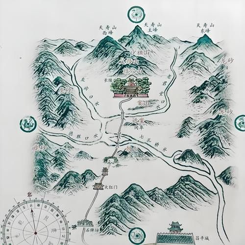 十三陵風水龍脈圖有哪些版本