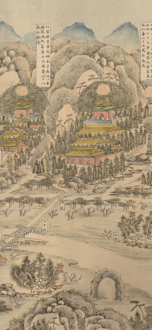 十三陵風水龍脈圖有哪些版本