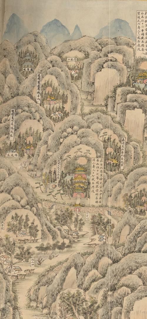 十三陵風水龍脈圖有哪些版本