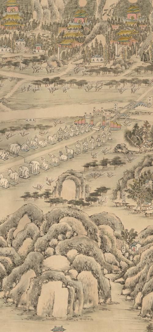 十三陵風水龍脈圖有哪些版本