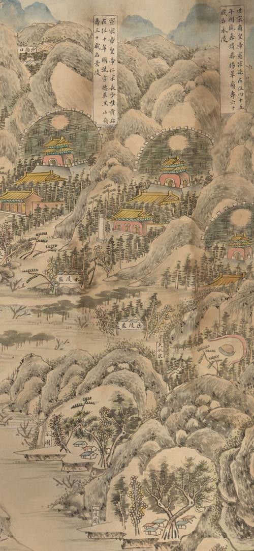 十三陵風水龍脈圖有哪些版本