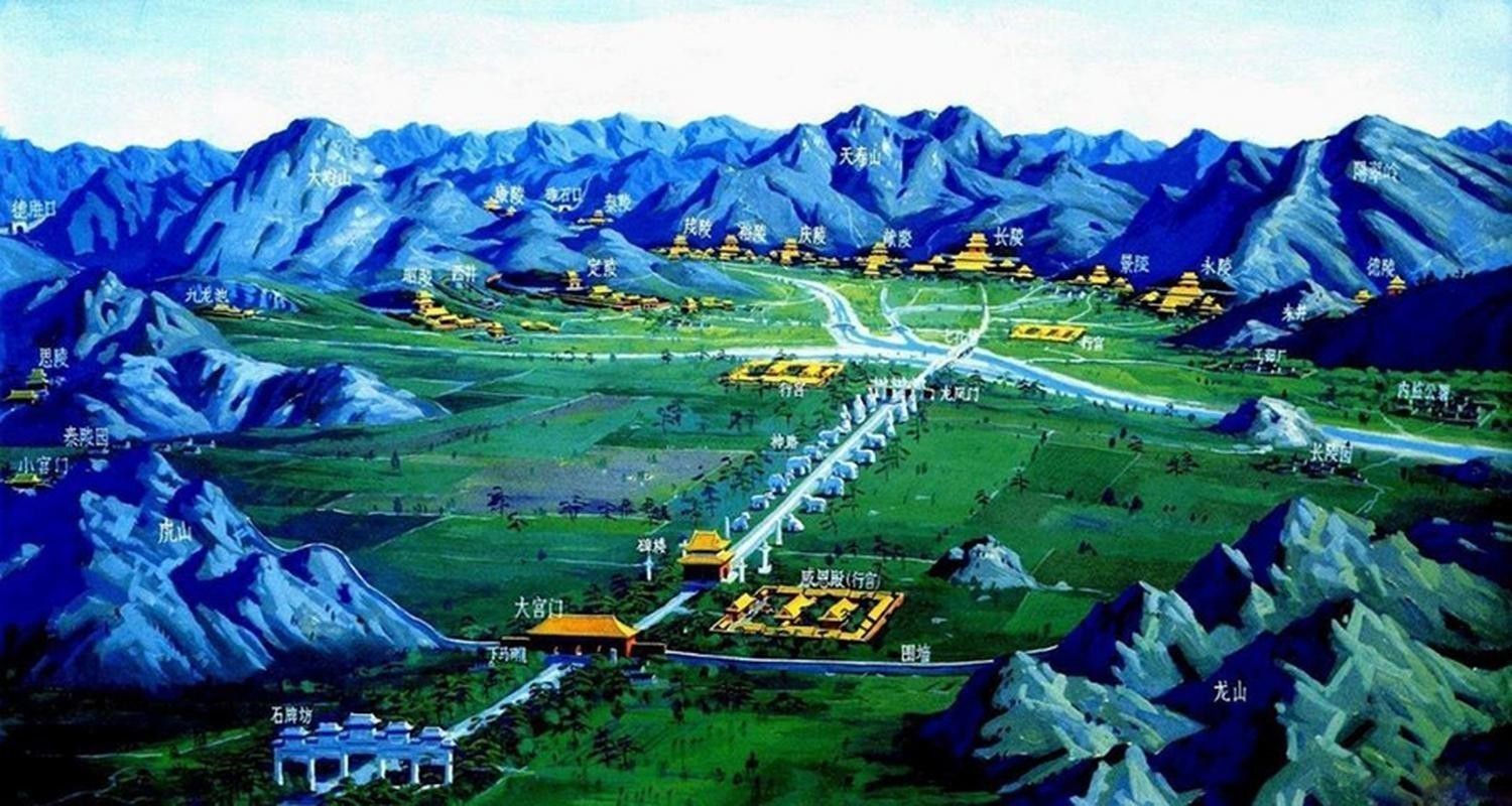 十三陵風水龍脈圖有哪些版本