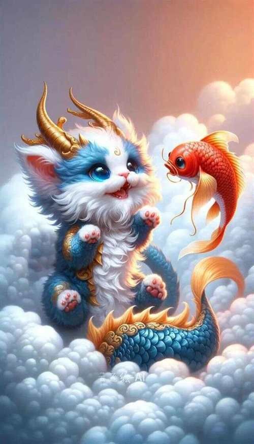 龍形錦鯉圖片