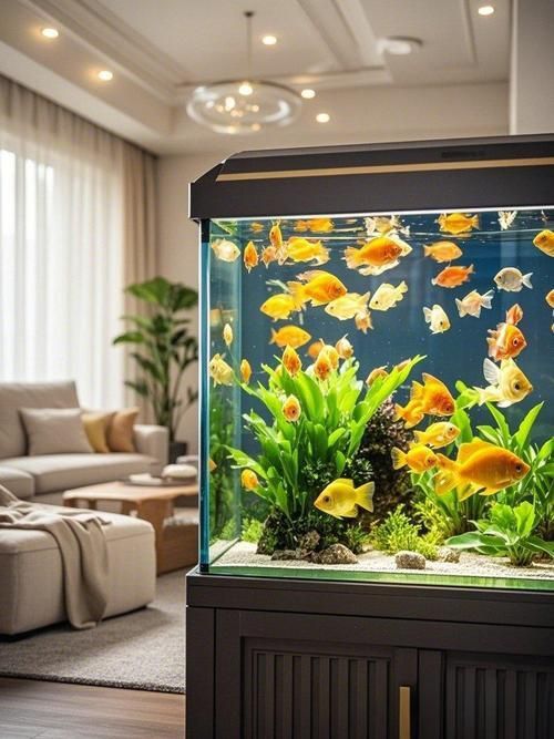 能否提供魚(yú)缸擺放效果圖？