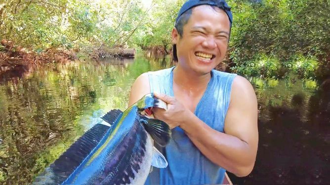 野外雷龍魚怎么抓：如何在野外捕捉雷龍魚