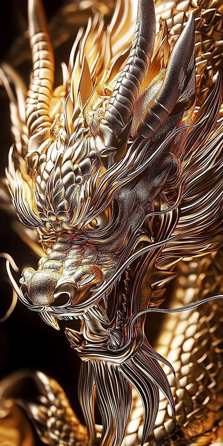 給我一張招財(cái)金龍頭像