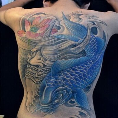 黃色龍魚紋身手繪圖案：關于黃色龍魚紋身的一些信息