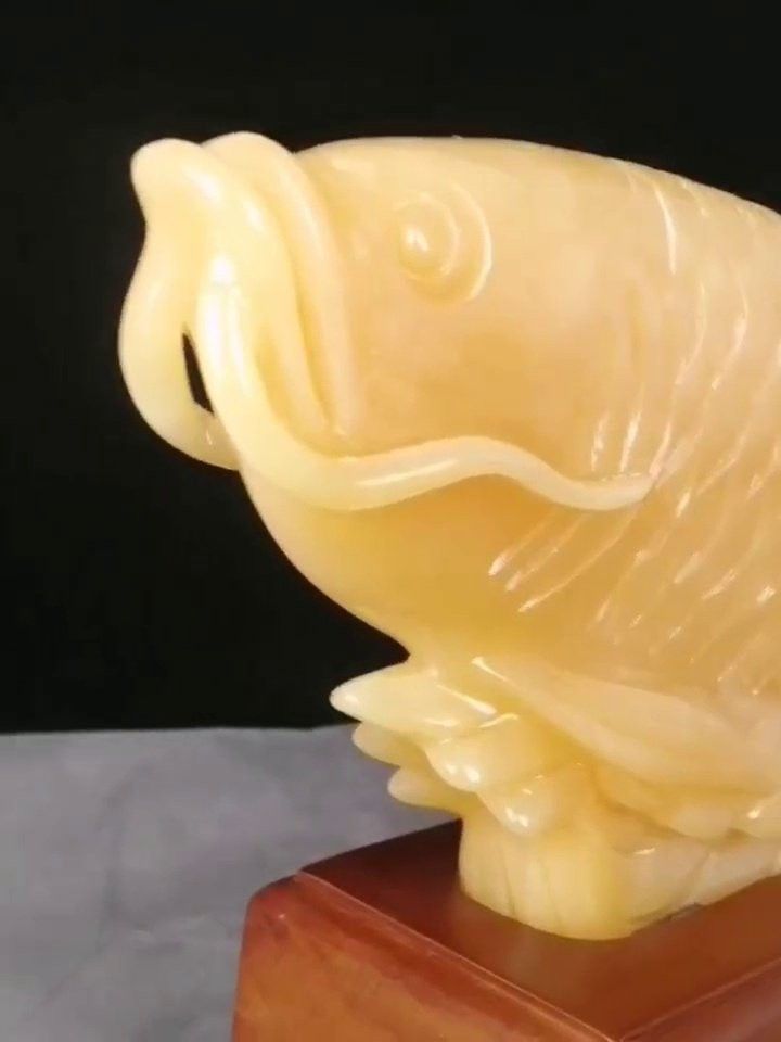 玉石金龍魚擺件圖片大全大圖