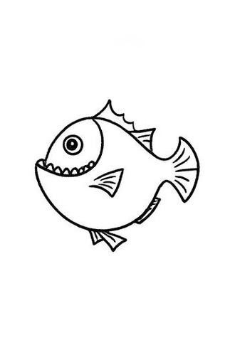 龍魚是什么樣的圖片簡筆畫可愛