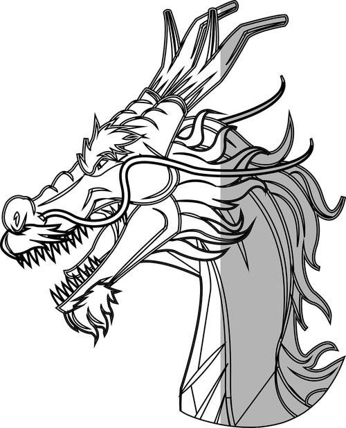 龍頭簡筆畫有哪些風格？