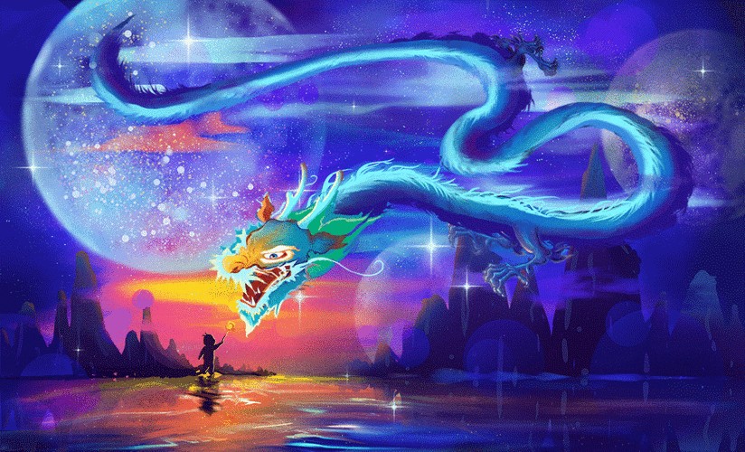 有沒有動態(tài)效果的霸氣龍圖？