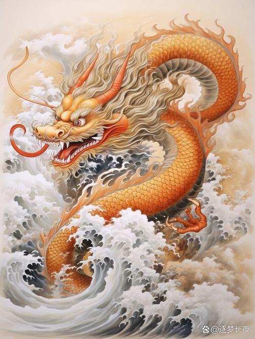 還有哪些畫作中的龍頭朝向右側？