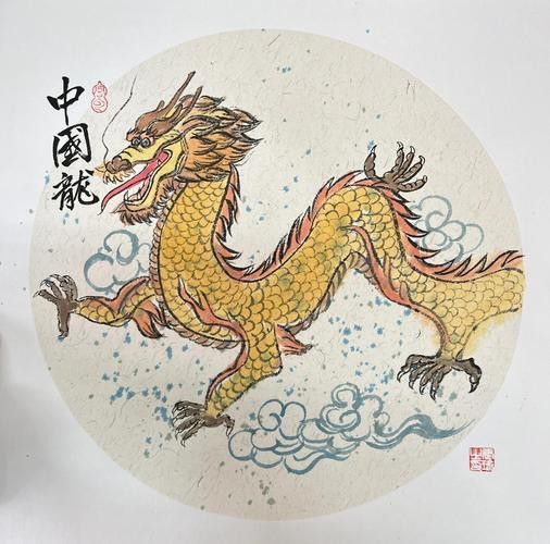 還有哪些畫作中的龍頭朝向右側？