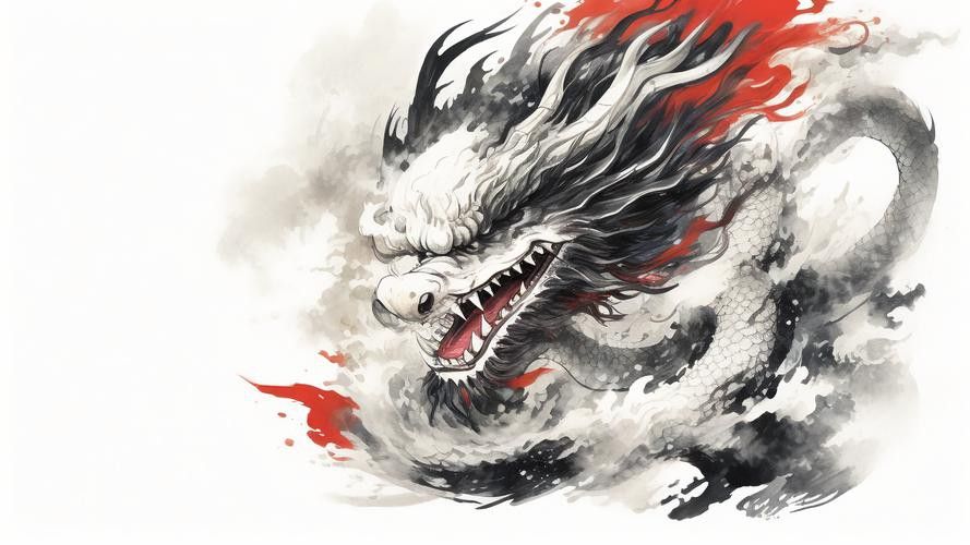 還有哪些畫作中的龍頭朝向右側？