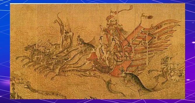 還有哪些畫作中的龍頭朝向右側？