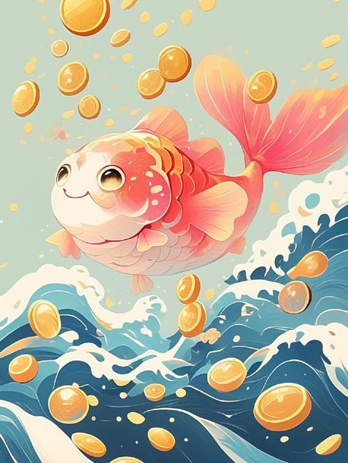 錦鯉卡通圖片