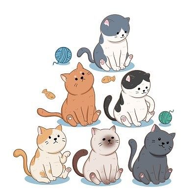 龍魚背景圖片大全可愛卡通版