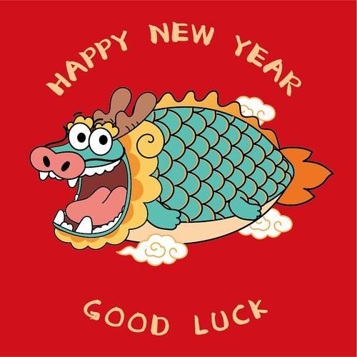 龍魚背景圖片大全高清可愛動漫
