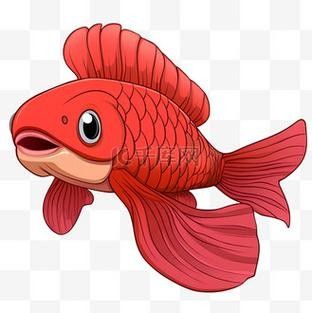 龍魚背景圖片大全高清可愛動漫