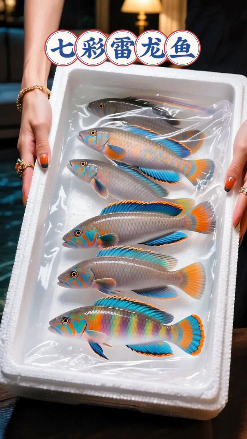 彩虹雷龍魚和七彩雷龍的區(qū)別圖片