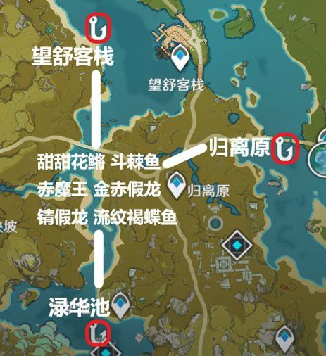 原神龍魚哪里多