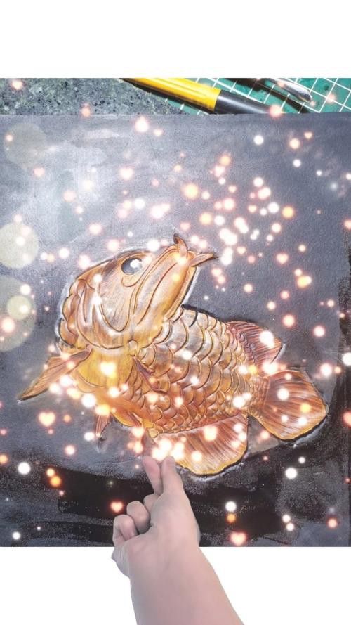 金龍魚手工畫圖片大全